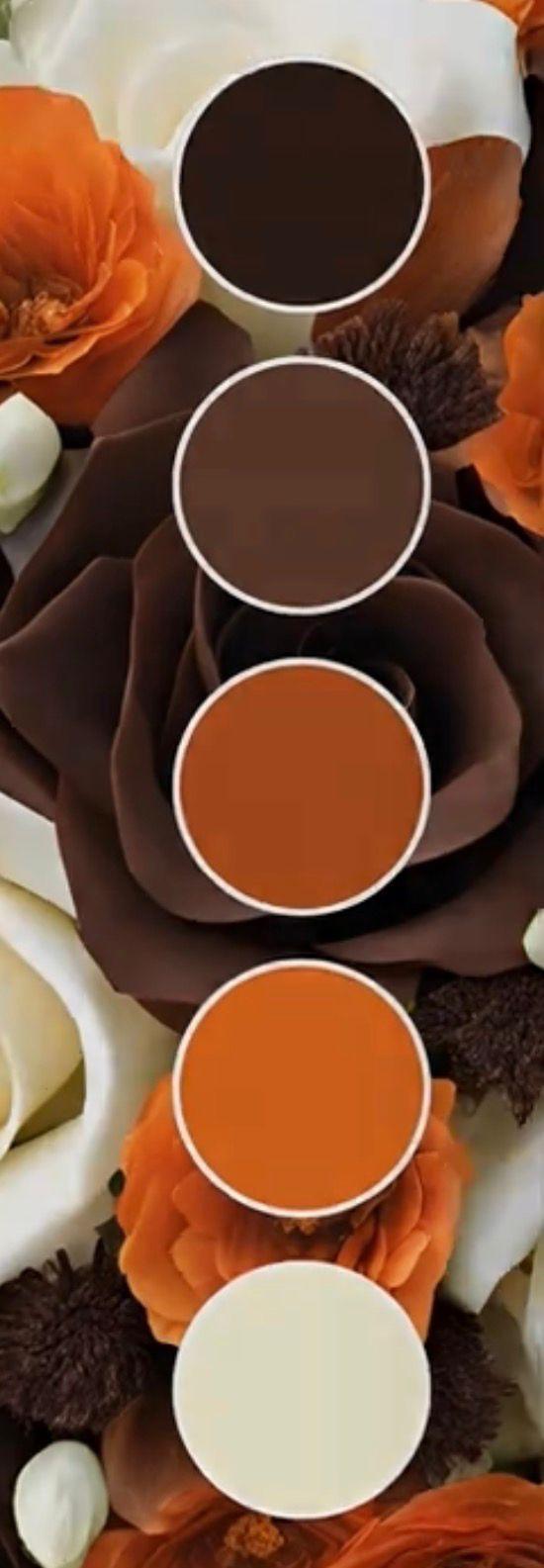 Wedding colour palette